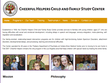 Tablet Screenshot of cheerfulhelpers.org